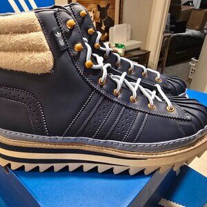 CLOT x adidas Pro Model by Edison Chen JQ1260 Mineral Blue Men's Sz 10 BOOT NEW